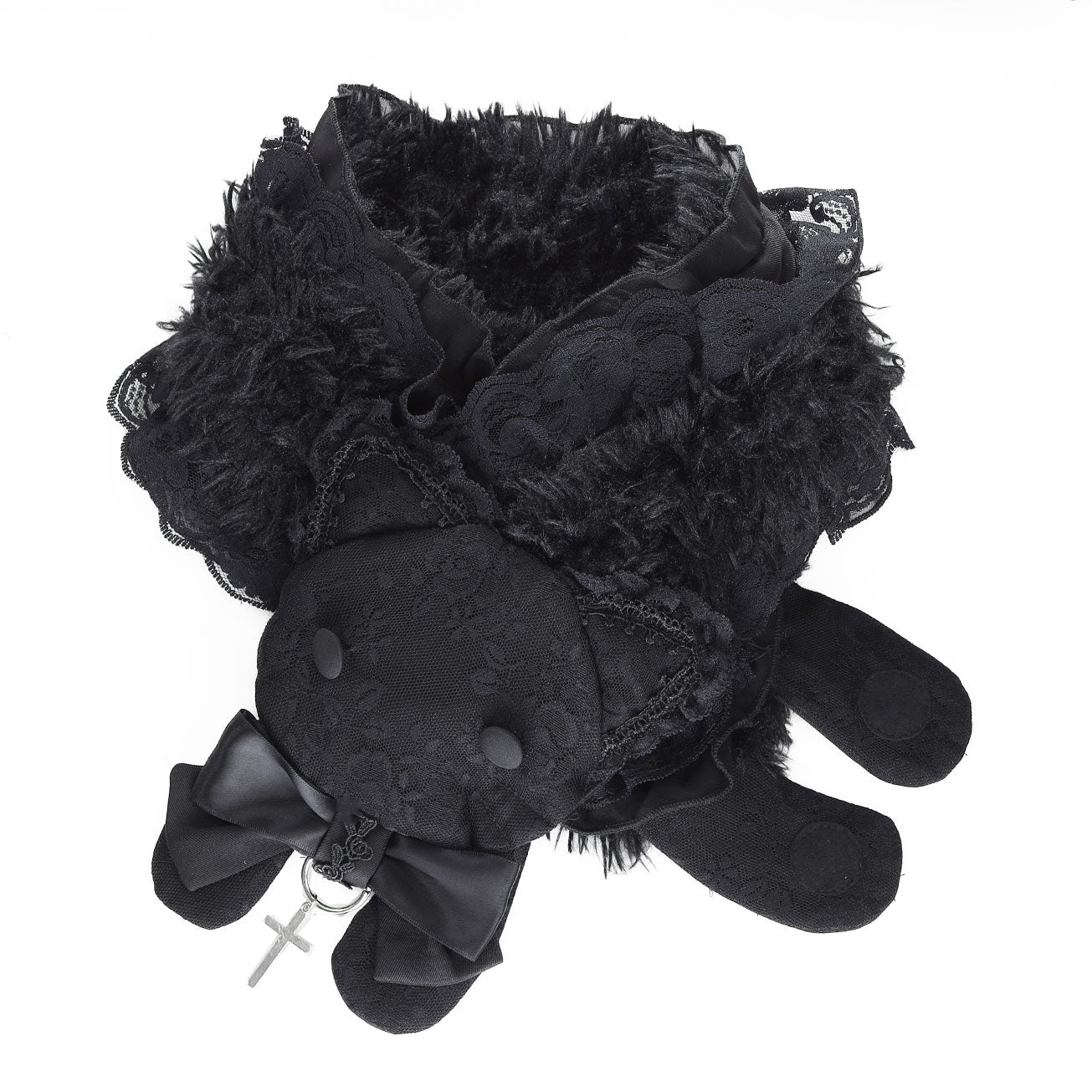 CAT FLUFFY MUFFLER (BLACK)