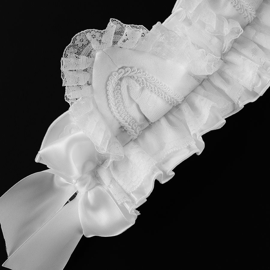 ENAMEL CAT EAR HEAD DRESS (WHITE)