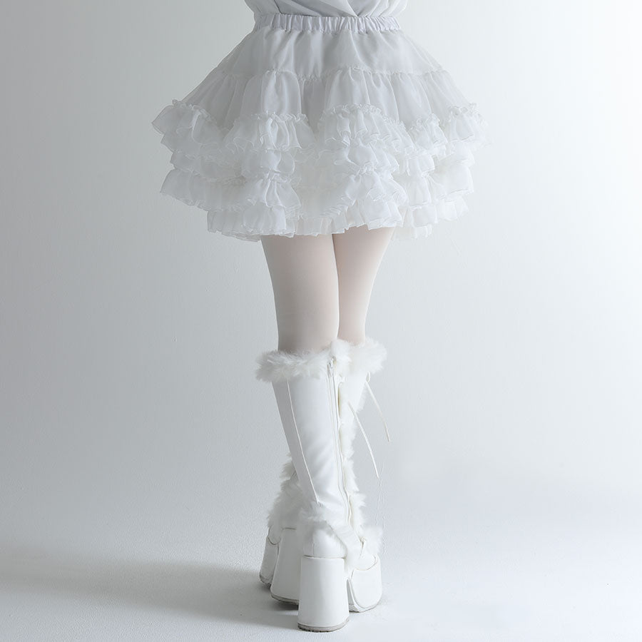ULTRA LIGHT VOLUME PETTI COAT (WHITE)