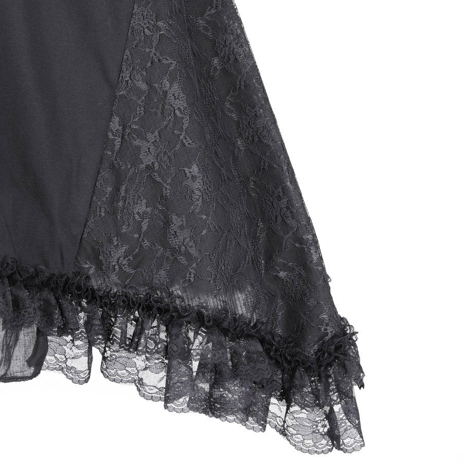 H&A张开的肩tre骨连衣裙(黑色)