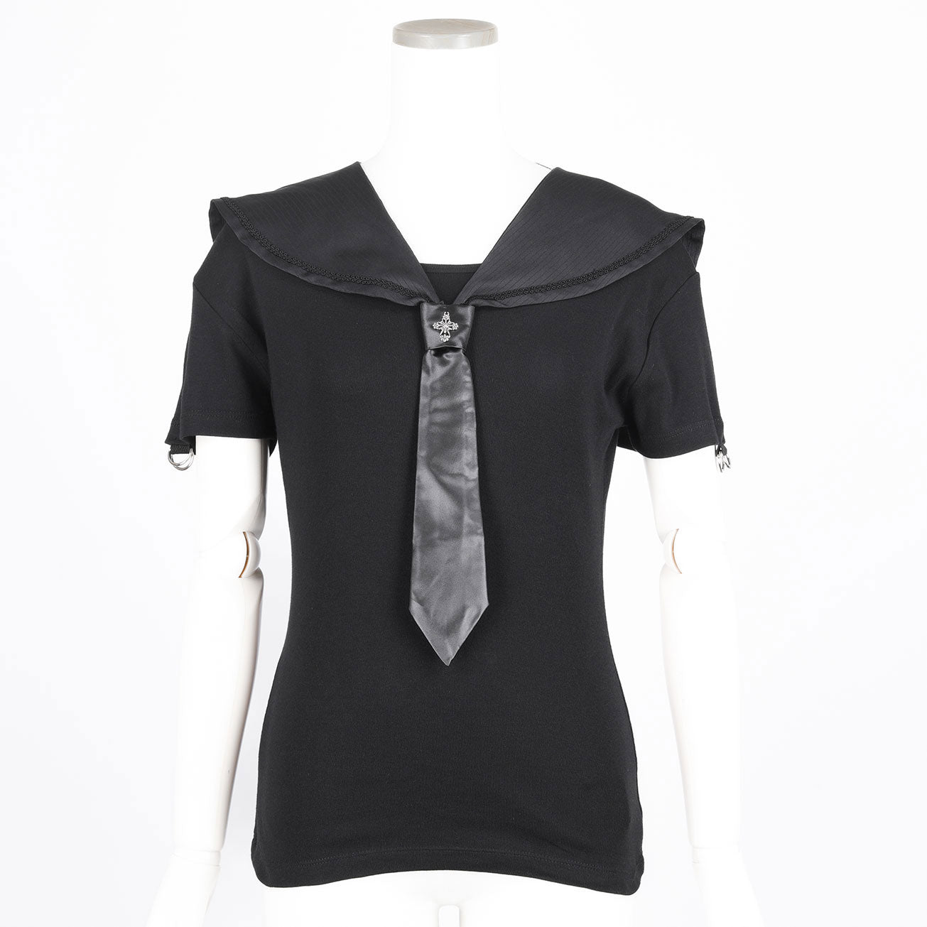 水手领带上衣(黑色)