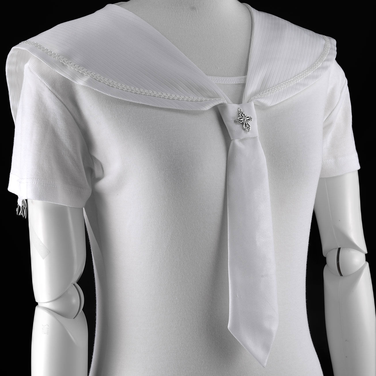 水手领带上衣(白色)