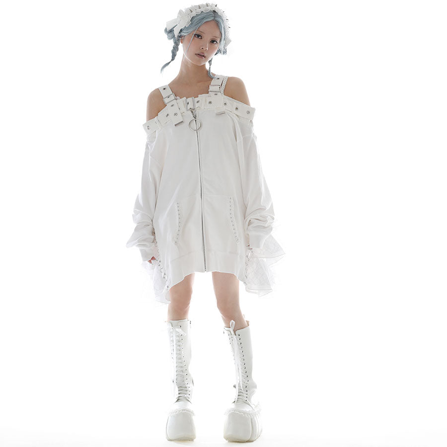 WARD 666 BELT DRESS PARKA (WHITE)