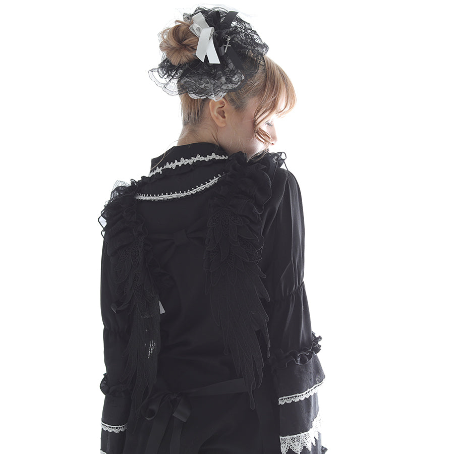 BIG RIBBON ANGEL WING HARNESS (BLACK)