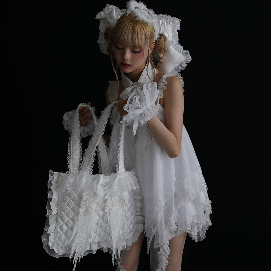 SLEEPY ANGEL PILLOW BAG (WHITE)