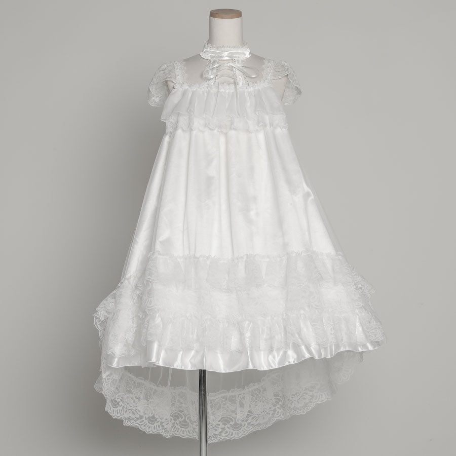 CLASSICAL GOTHIC LACE UP DRESS (WHITE) MAJOH CLASSICAL GOTHIC LACE UP DRESS (WHITE) MAJOH