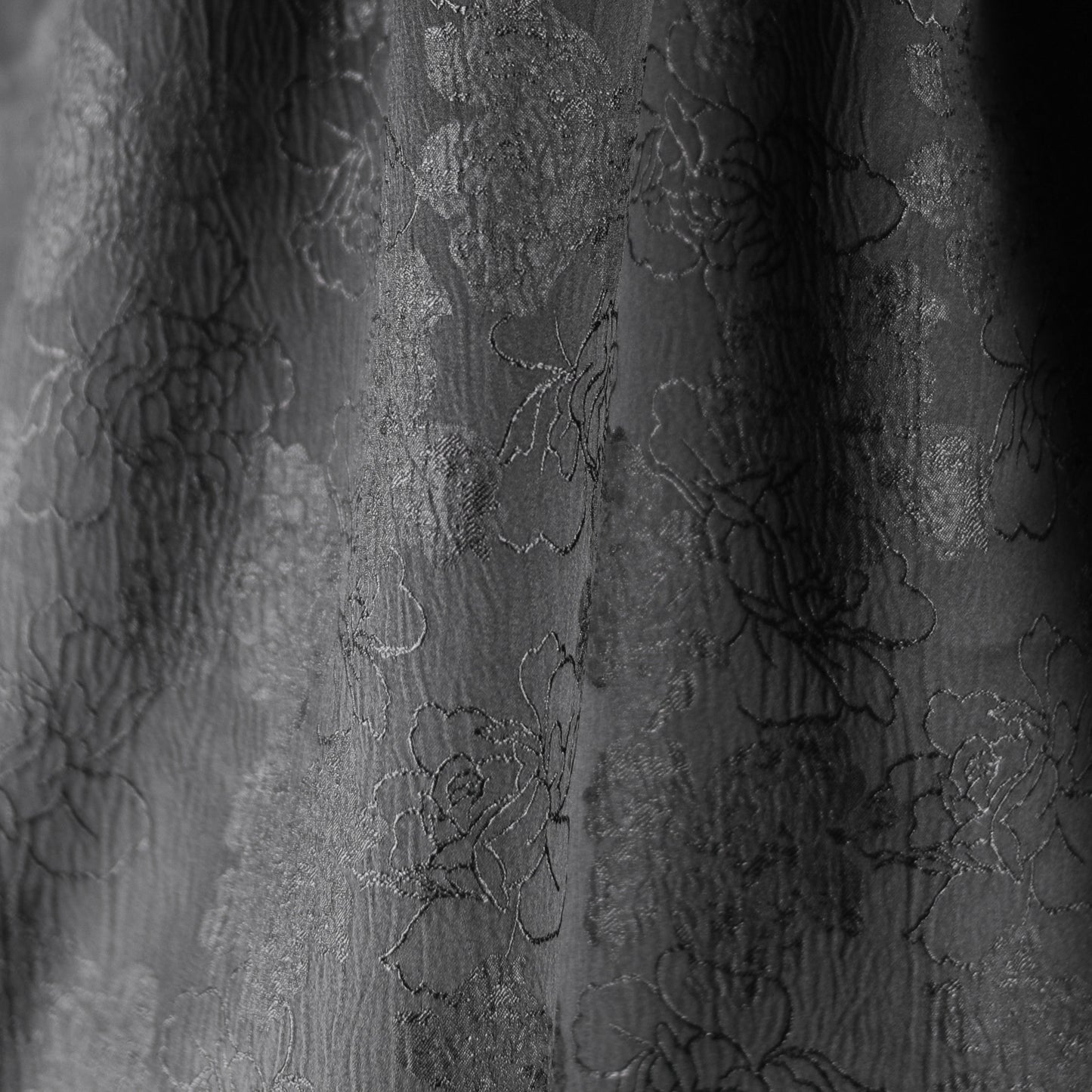 FLOWER BLOOM TULLE ANGEL WING DRESS (BLACK)