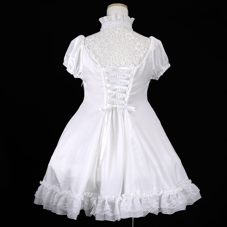 SISTER MIDNIGHT DOLL DRESS (WHITE)