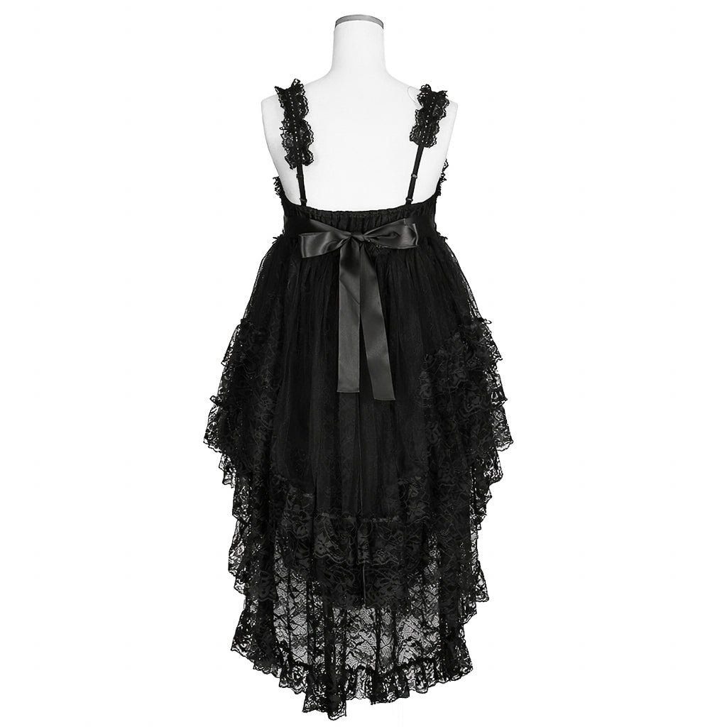 BABY MINI FISH TAIL BUSTIER CAMISOLE (BLACK)