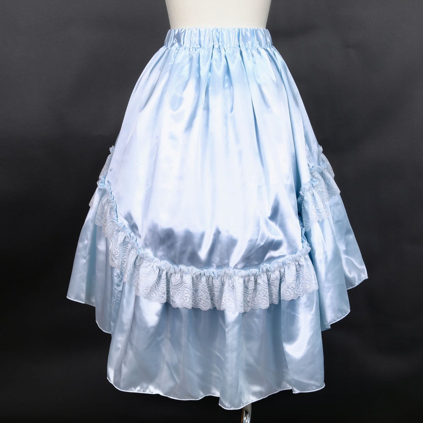 围裙设计鱼尾裙(蓝色X白色)