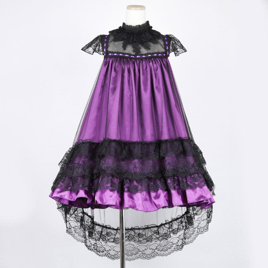 purple crochet lace dress Lulus Purple Mini Crochet Lace XS Dress Cotton Blend Lined