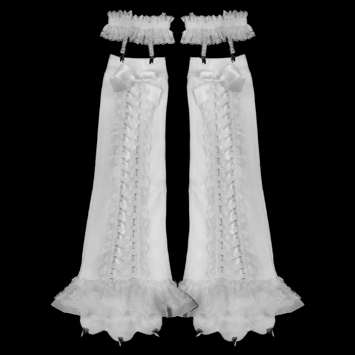 CAT CLAW LEG HARNESS (WHITE)