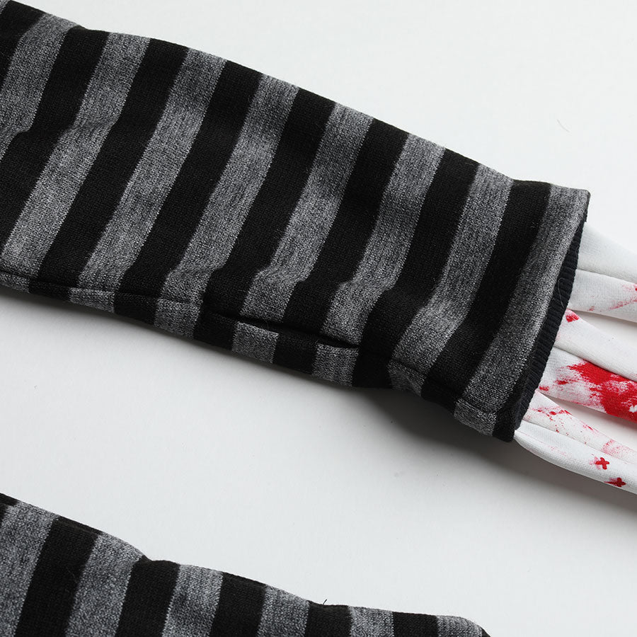 H&A怪物指甲双臂盖(黑色X灰色)