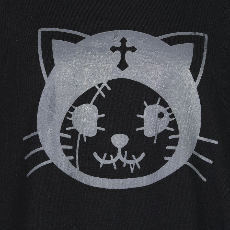 H&A SIDE CROSS DRESS (BLACK x PURPLE)