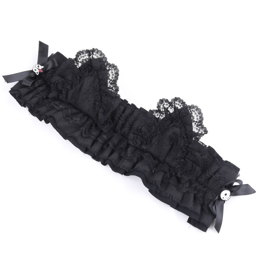 H&A猫耳褶头连衣裙(黑色)