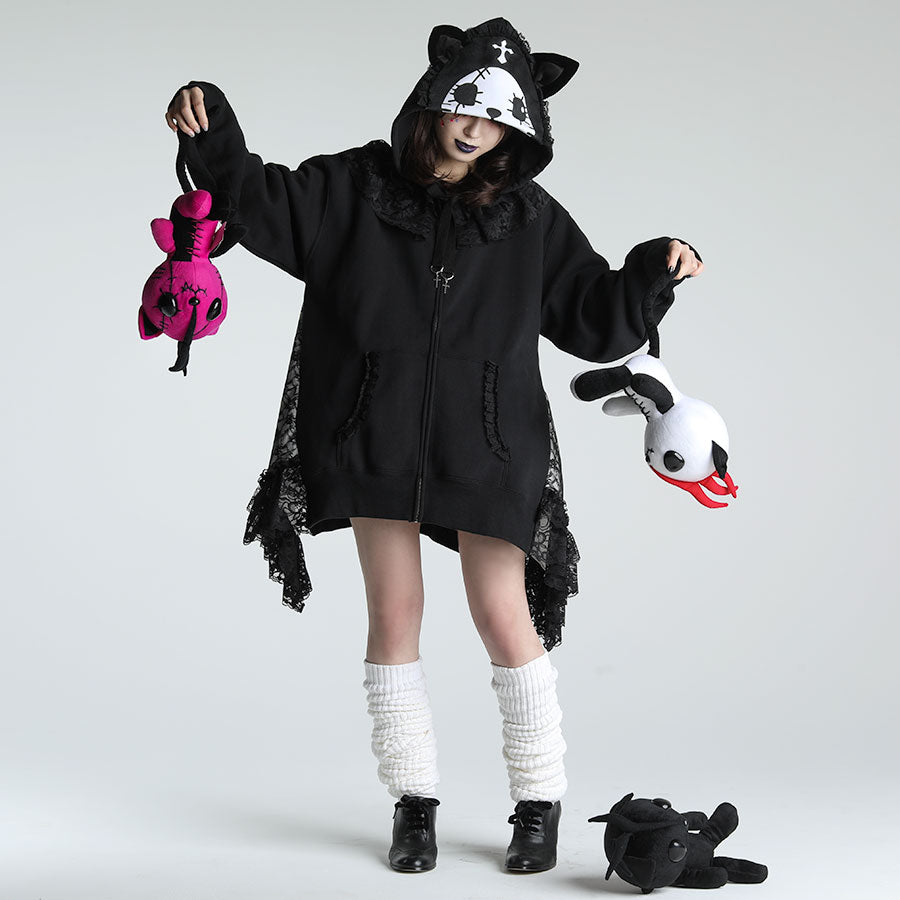 愤怒的礼服大衣(黑色X黑色)