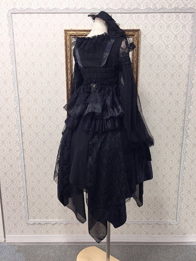 熙熙蕾丝皮带(黑色)