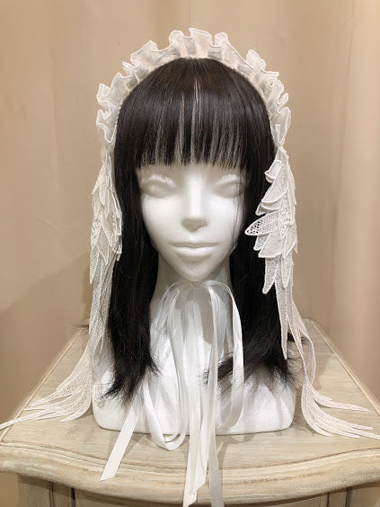 ANGEL WING BUTTERFLY HEAD DRESS (WHITE系3種)