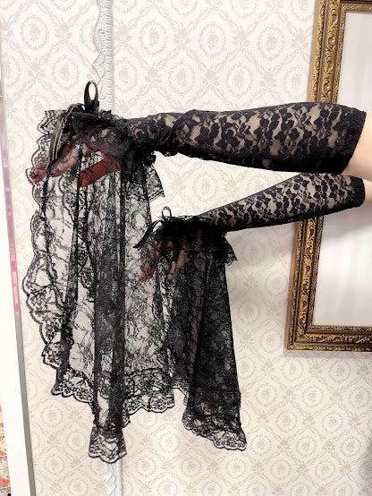 公主长袖手臂盖(黑色)