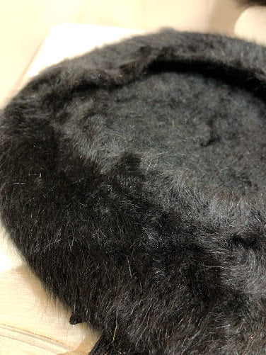 天使翼贝雷帽(黑色)