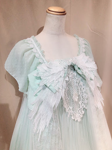 BIG RIBBON ANGEL (GREEN)