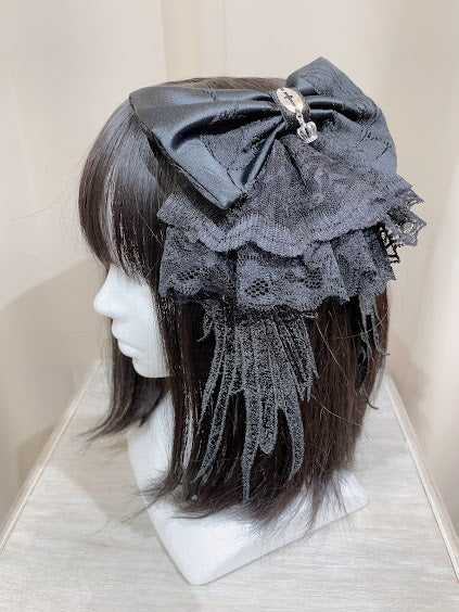 天使丝带jabot(黑色)