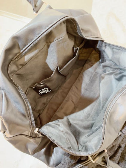 RUFFLE BIG RIBBON BOSTON BAG