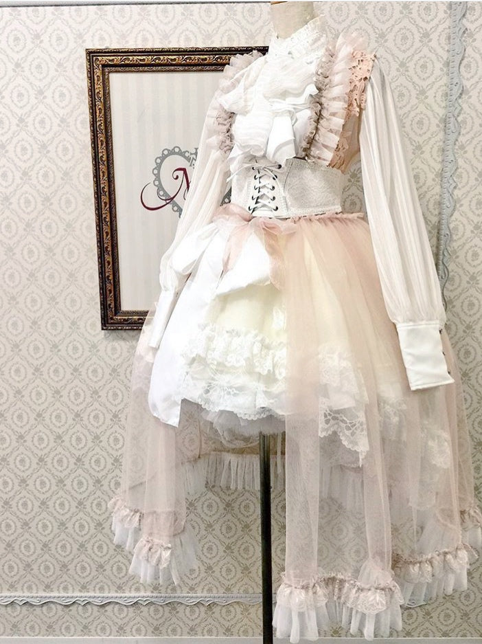 蕾丝腰带(白×白色)