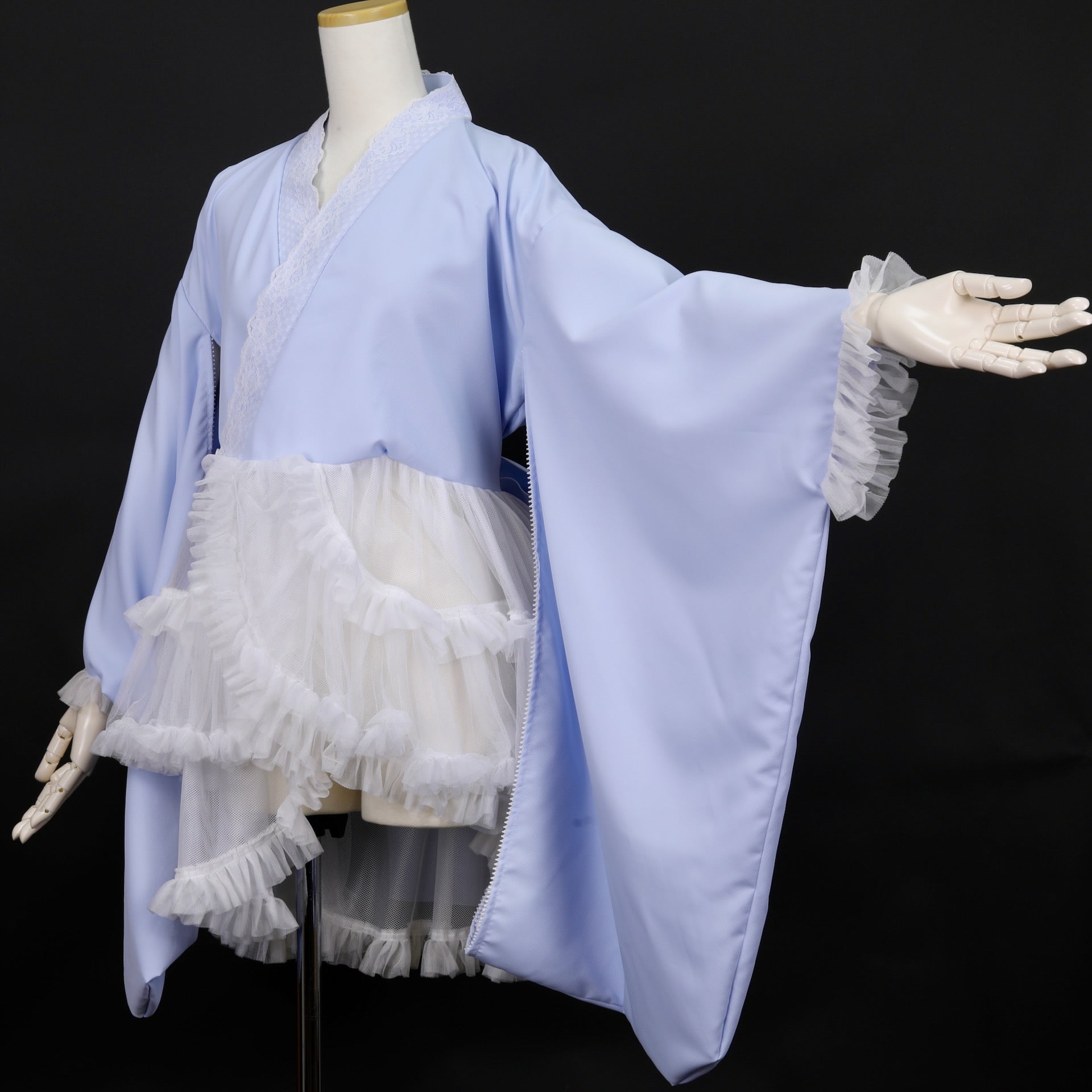 H&A JAPANESE LOLITA HAORI(WHITE x BLUE) – MAJOH