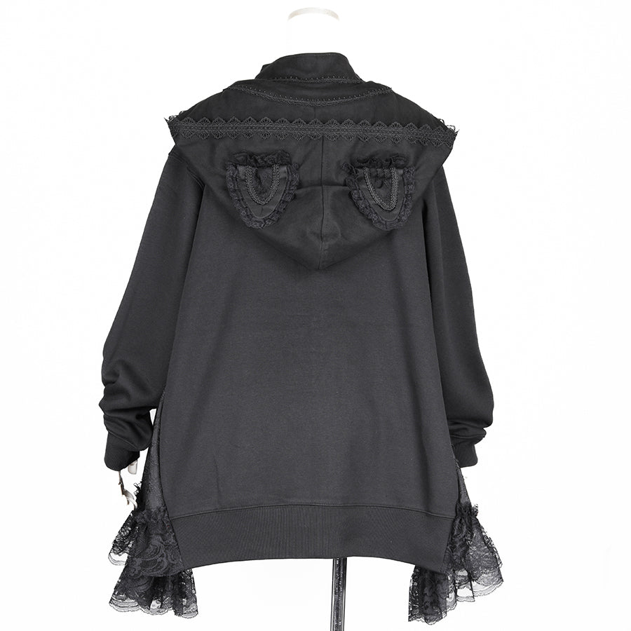 SISTER CAT DRESS PARKA (BLACK)