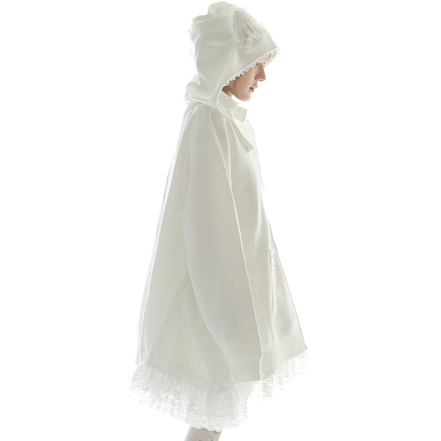 SISTER CAT DRESS PARKA (WHITE)