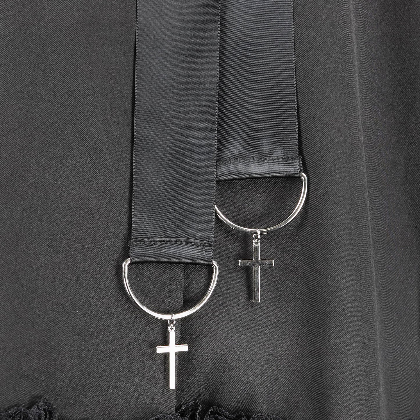 猫毛连帽斗篷（黑色）