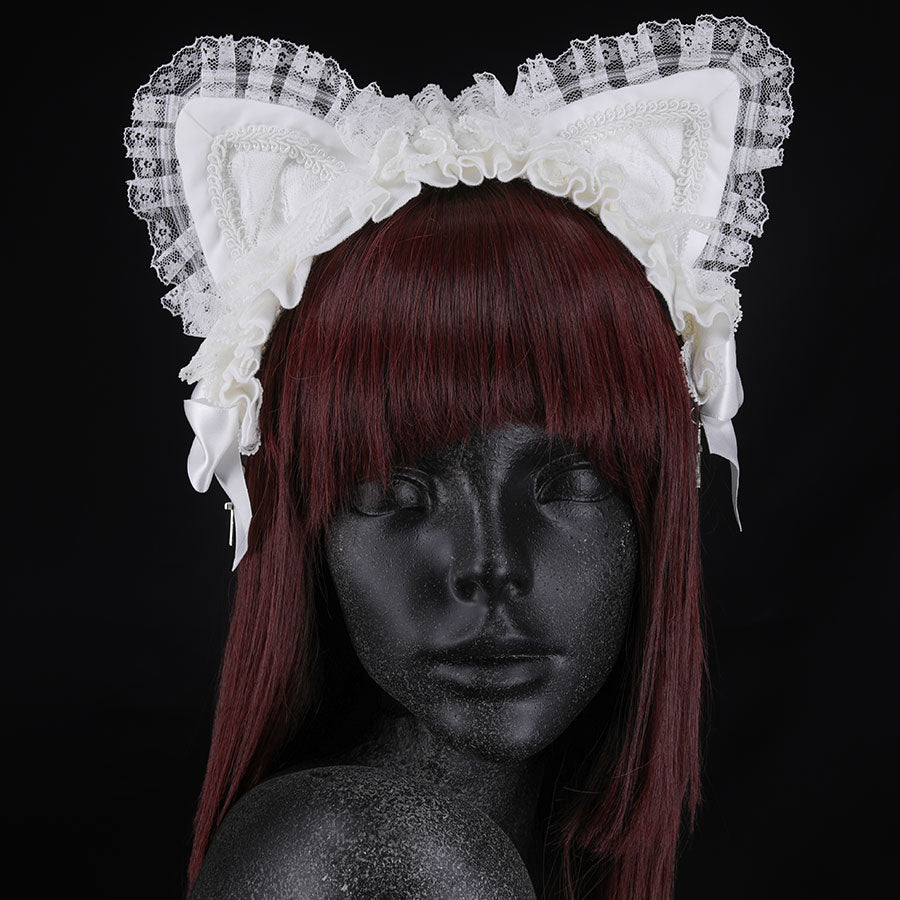 H&A CAT EARS HEAD DRESS (WHITE)