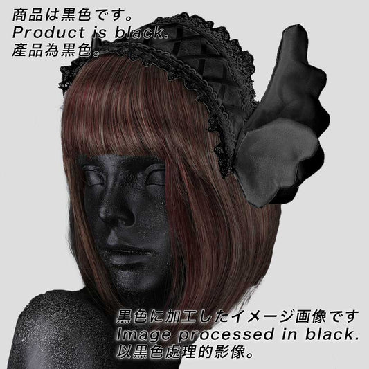 [PRE-ORDER until the end of December] NEQ 3D MINI WINGS HEAD DRESS (BLACK)