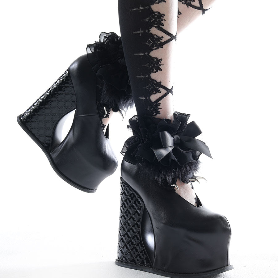 【预购期：1.5个月】猫爪脚镯（黑色）