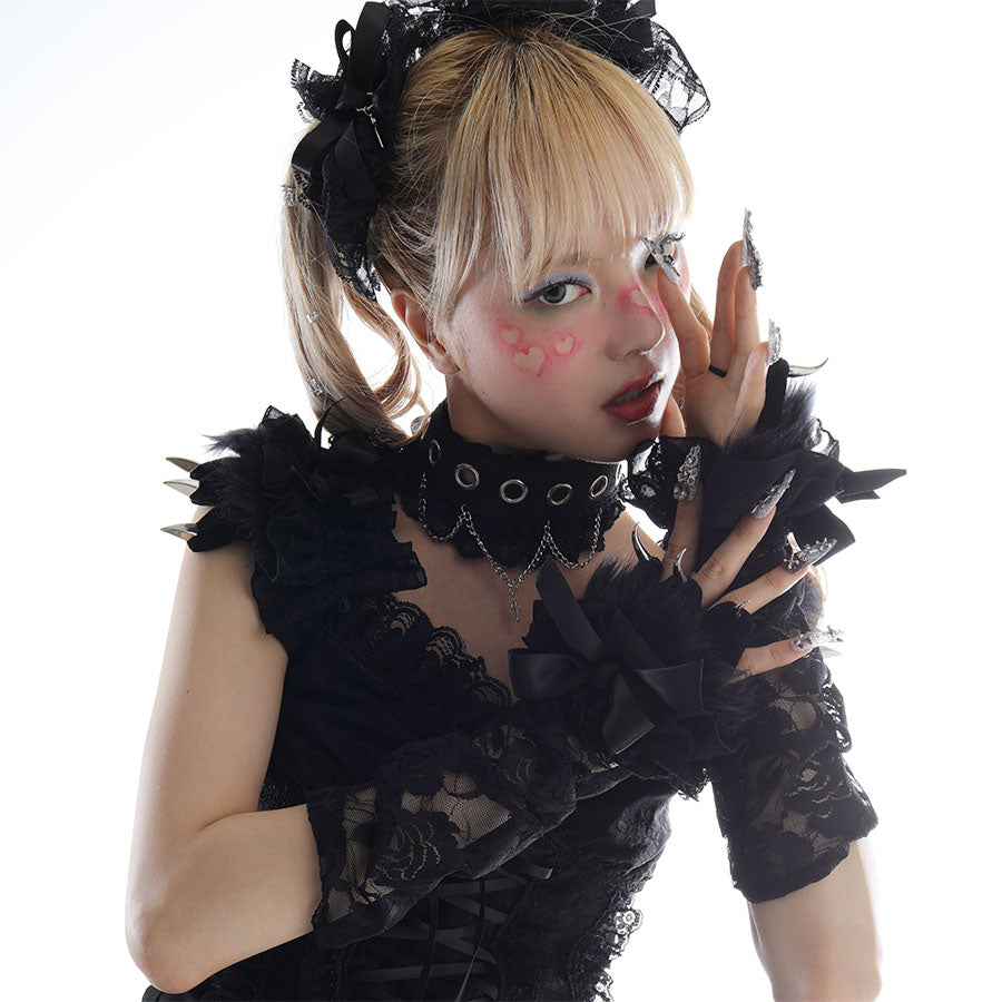 [预购期：1.5个月]猫爪臂套（黑色）