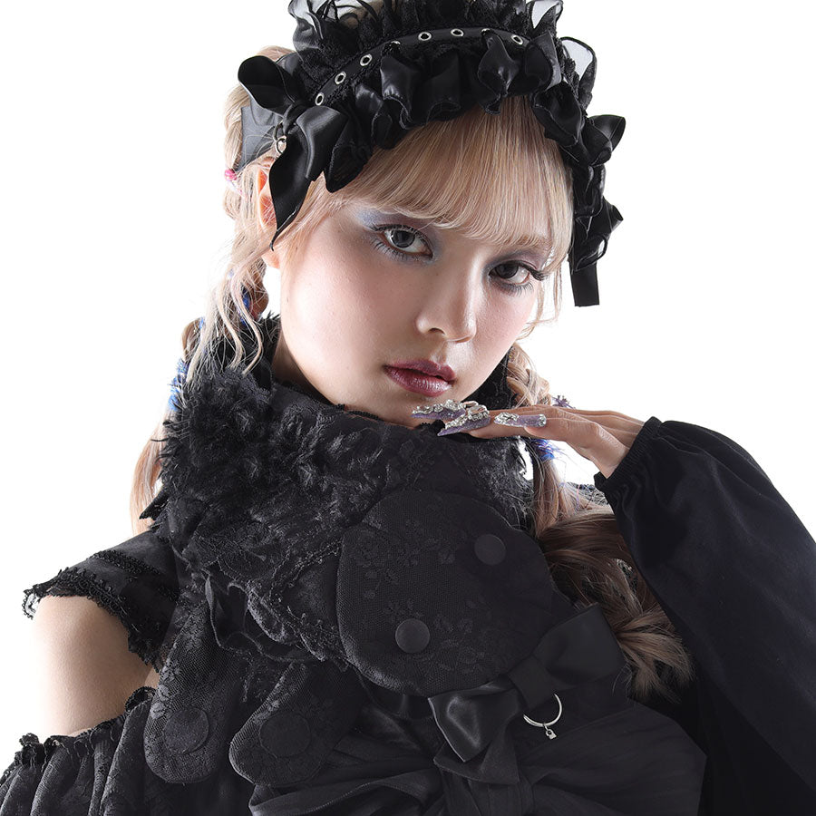 猫咪毛绒围巾（黑色）