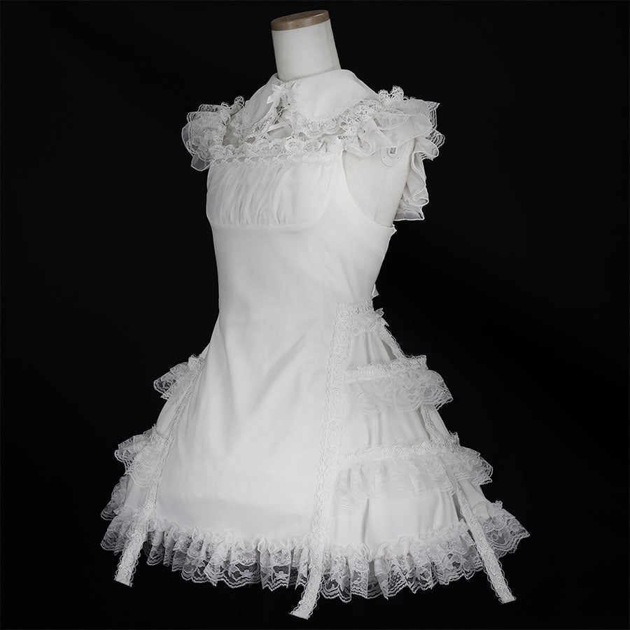 MINI COLLAR SIDE CAGE ONE PIECE (WHITE)