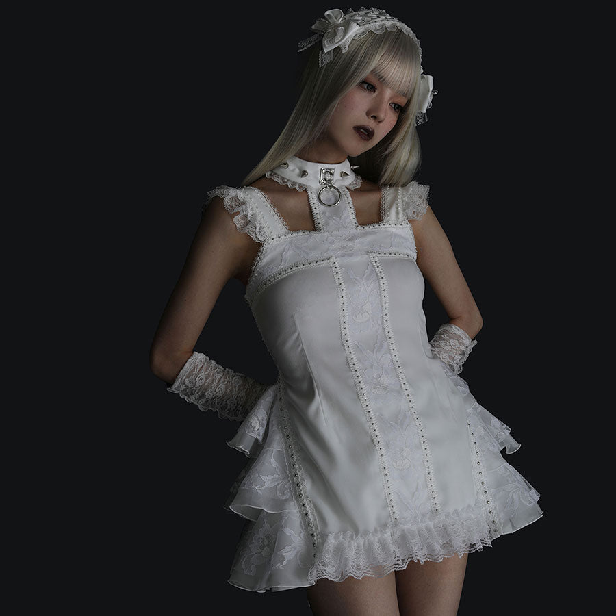 [予約1ヶ月]THE CROSS DRESS (WHITE)