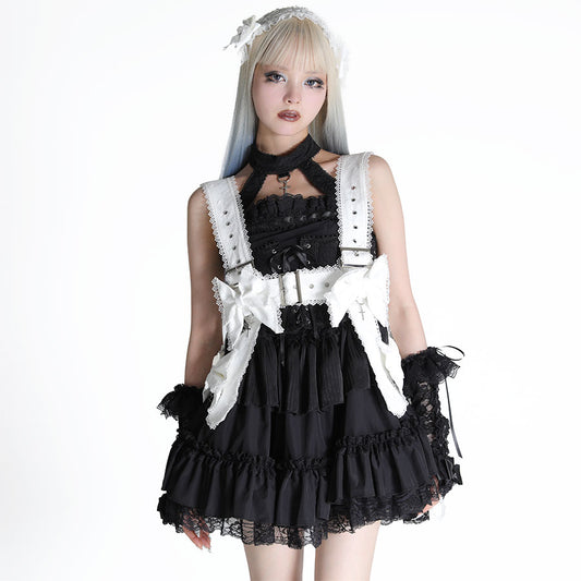 RIBBON HOLIC CAGE HARNESS (WHITE)