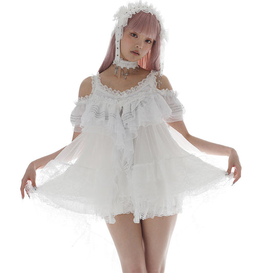 SECRET VOW SLIP DRESS (WHITE)