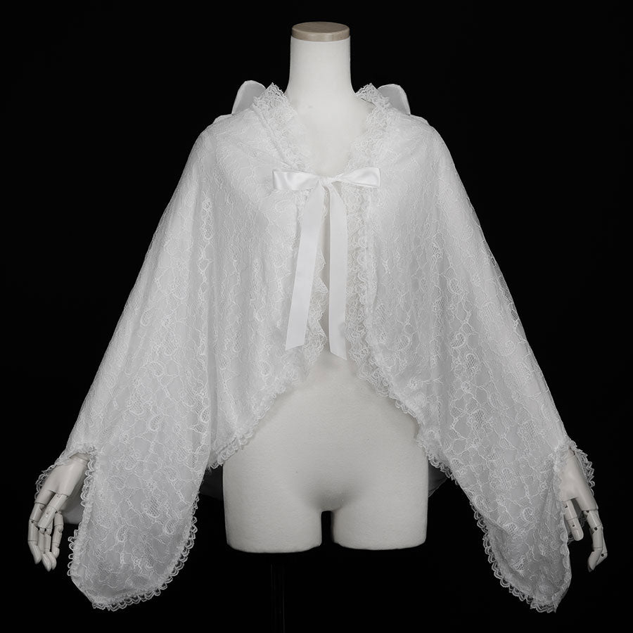 NEQ 3D WINGS ANGEL CAPE (WHITE)