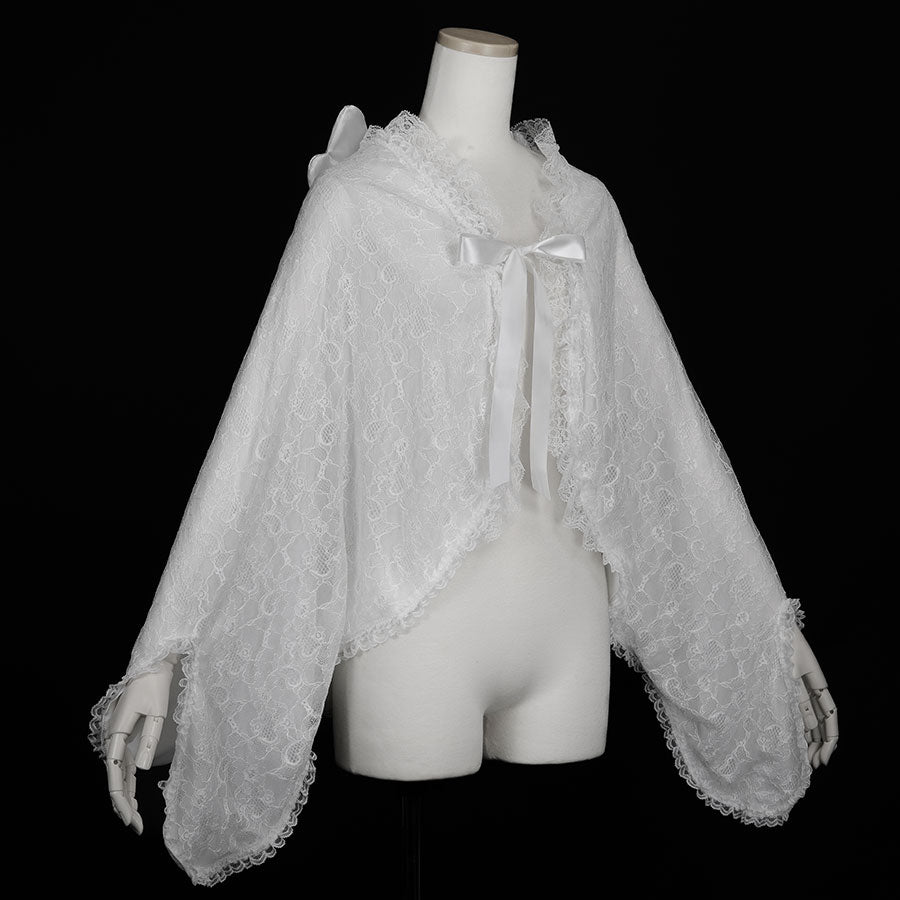 NEQ 3D WINGS ANGEL CAPE (WHITE)