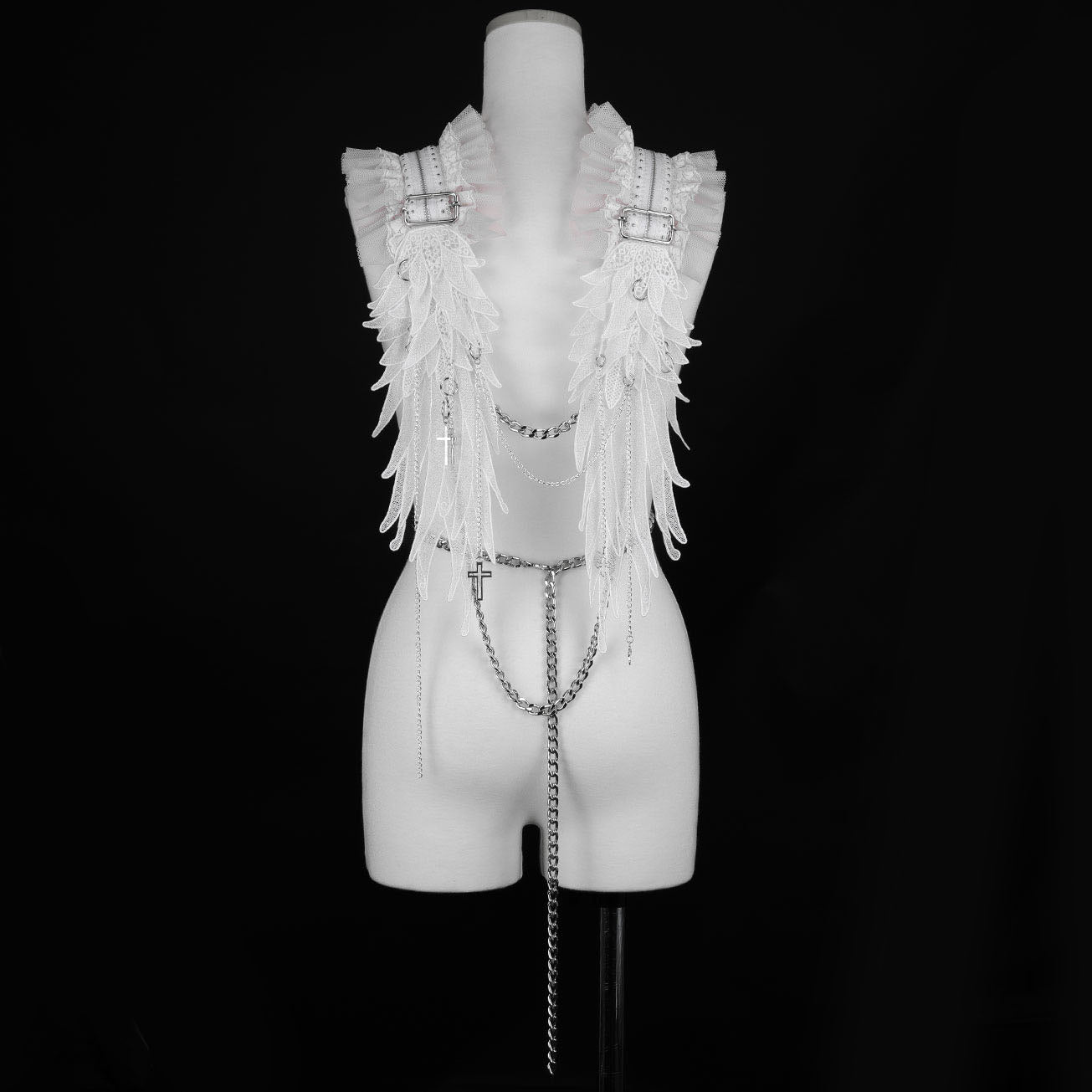 [1 month reservation] FROST ANGEL WING HARNESS (WHITE x WHITE)