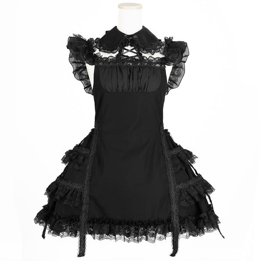 MINI COLLAR SIDE CAGE ONE PIECE (BLACK)