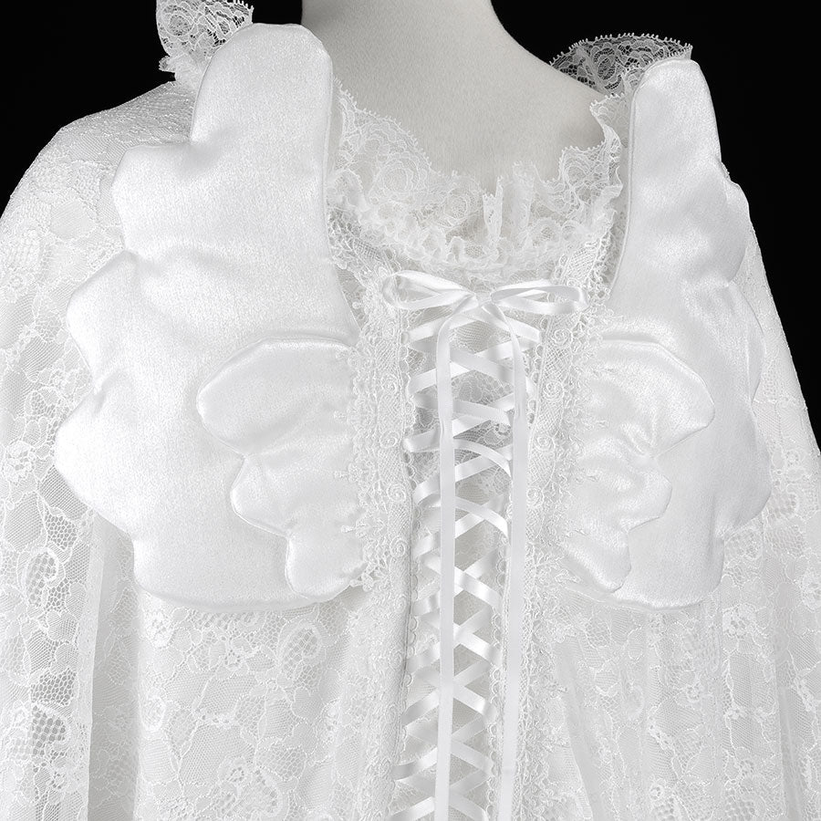 NEQ 3D WINGS ANGEL CAPE (WHITE)