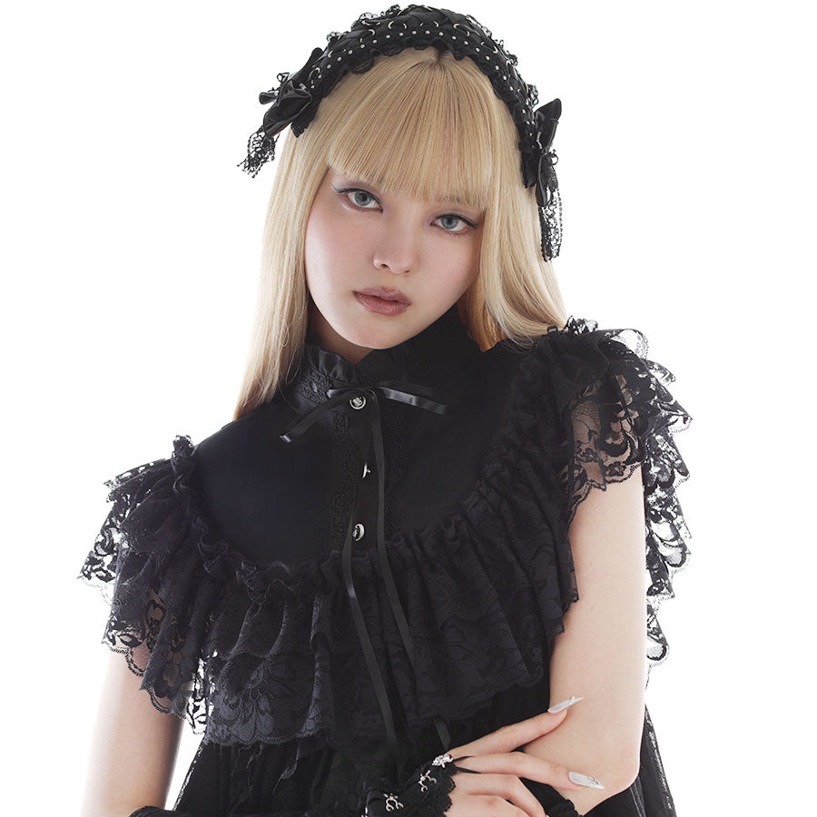 MINI ANGEL WING CAPE (BLACK)