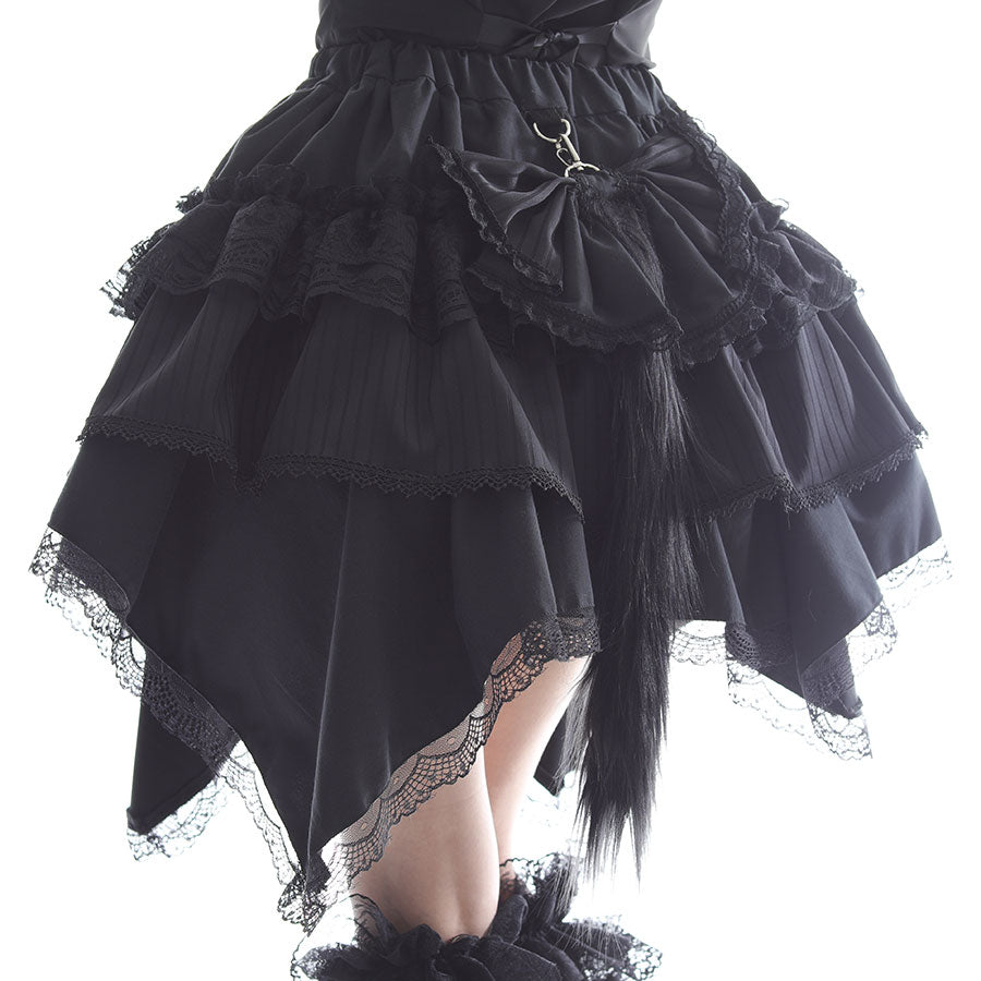 NEQ MINI CAT TAIL SKIRT (BLACK)