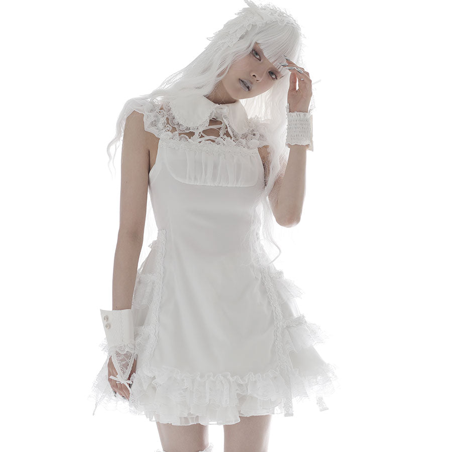 MINI COLLAR SIDE CAGE ONE PIECE (WHITE)