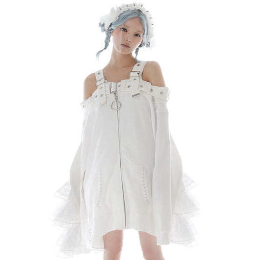 [10月末入荷]WARD 666 BELT DRESS PARKA (WHITE)
